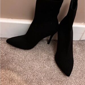 New Look Sleek Black Heeled Boots